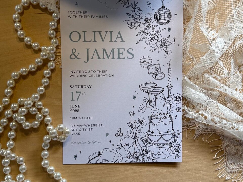 Travel Wedding Invitation Template, Personalised Passport Stamps, Destination Invite, Canva Digital Download